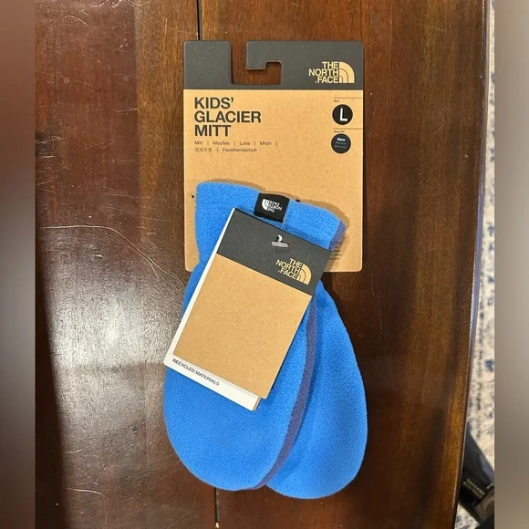 TNF Kids Glacier Mittens NWT - Picture 1 of 3